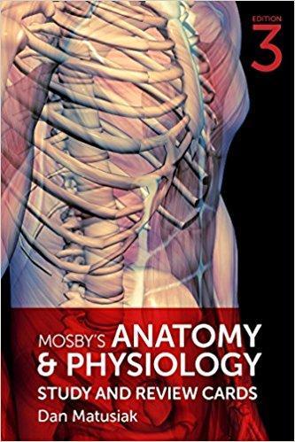 9780323530538 Mosby's Anatomy & Physiology Study & Review Cards