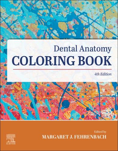 9780323812399 Dental Coloring Book