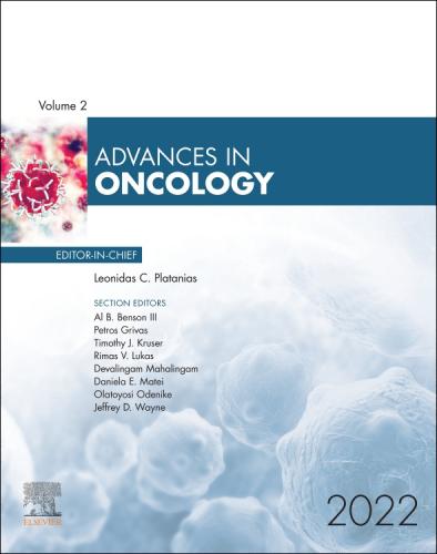 9780323986694 Advances In Oncology 2022