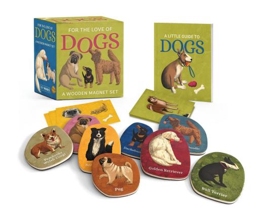 9780762483143 For The Love Of Dogs: A Wooden Magnet Set