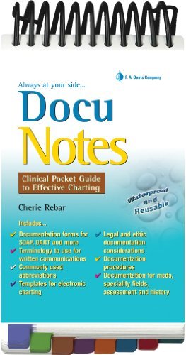 9780803620926 Docunotes: Clinical Pocket Guide To Effective Charting