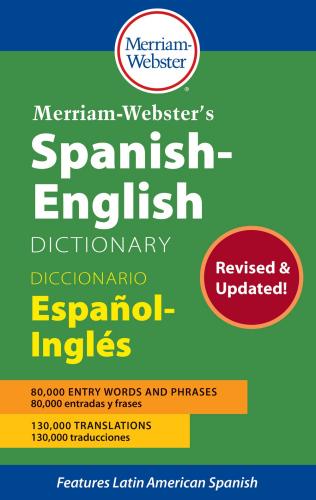 9780877792987 Merriam-Webster's Spanish-English Dictionary