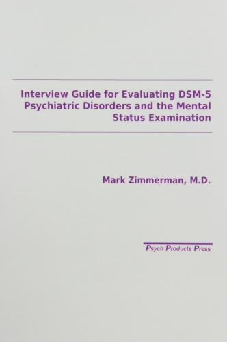 9780963382122 Interview Guide For Evaluating Dsm-5-Tr Psychiatric...