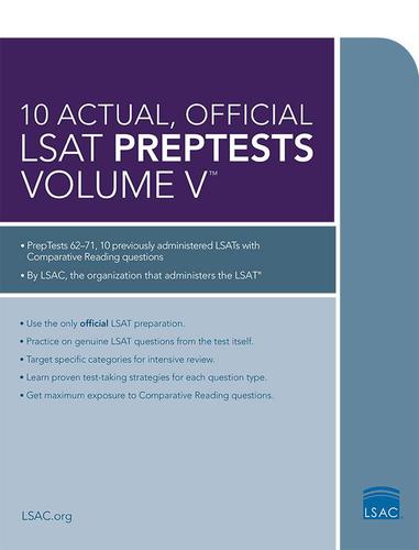 9780986045516 10 Actual Official Lsat Preptests Volume V
