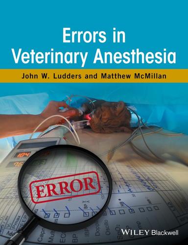 9781119259718 Errors In Veterinary Anesthesia