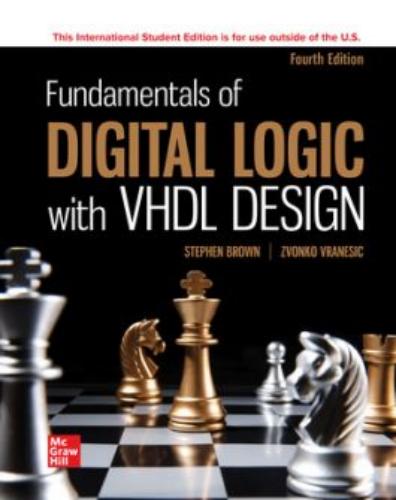 9781260597783 Fundamentals Of Digital Logic W/ Vhdl Design