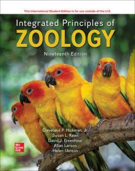 9781266263293 Integrated Principles Of Zoology