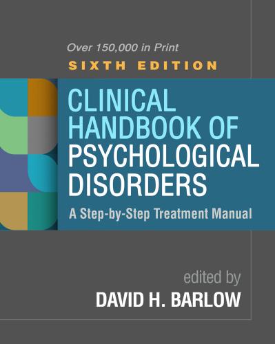 9781462547043 Clinical Handbook Of Psychological Disorders: A Step By...