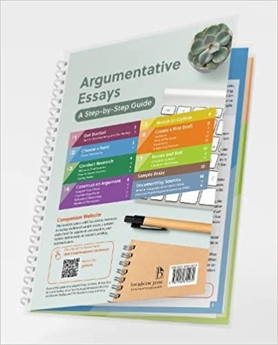 9781554815272 Argumentative Essays: A Step-By-Step Guide (Final Sale)