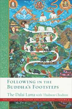 9781614299110 Following In The Buddha's Footsteps: The Dalai Lama W/ ...