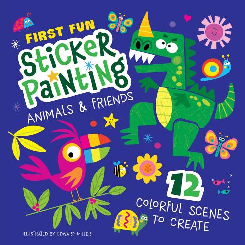 9781641243308 First Fun Sticker Painting: Animals & Friends