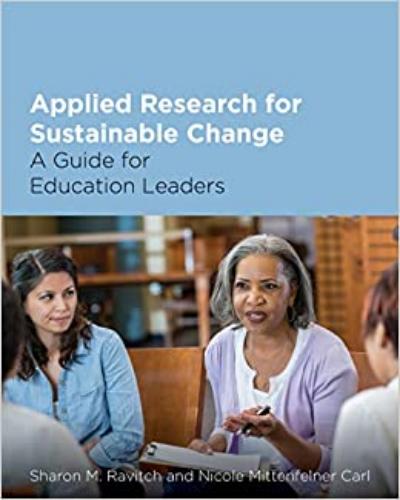 9781682533949 Applied Research For Sustainable Change