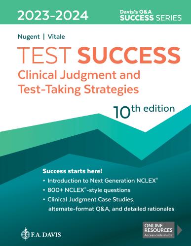 9781719647243 Test Success:Clinical Judgment & Test-Taking Strategies