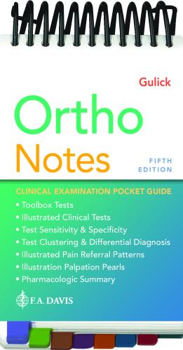 9781719648622 Ortho Notes: Clinical Examination Pocket Guide