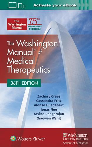 9781975113513 Washington Manual Of Medical Therapeutics (Spiralbound)