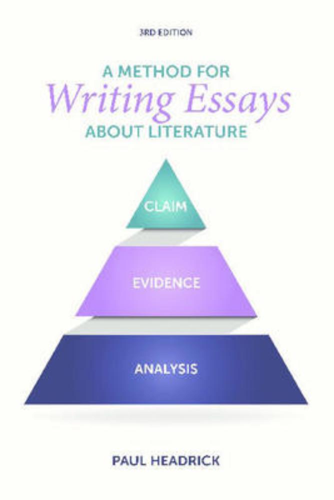 Method For Writing Essays About Literature Retail Services University Of Saskachewan