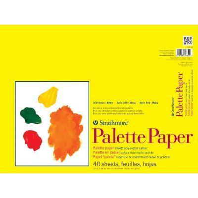 01201739612 Palette - Strathmore Disposable Palette 12x16 Pad*