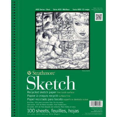 01201745711 Strathmore Sketch 11x14 Premium Recycled Pad