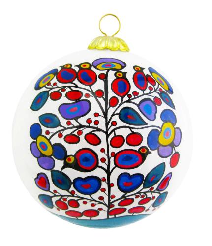 064837024516 Holiday Ornament, Woodland Floral