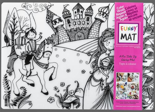 067897020368 Funny Mat Colouring Mat, Princess*