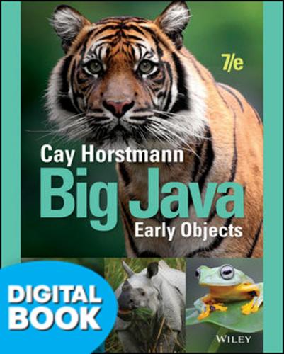 Big Java: Early Objects Etext (150 Day Access)