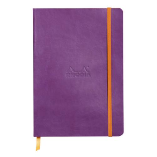3037921174104 Rhodia Softcover Notebook, Purple*