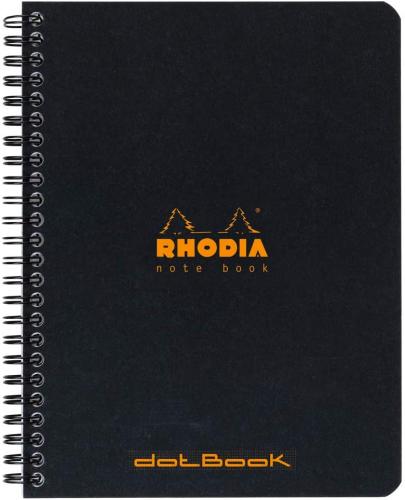 40000207837 Rhodia Wirebound Notebook Lined 5.5X8.25