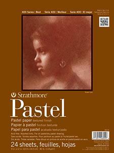 40000212954 Strathmore Pastel Asstd Colours 9x12 Pad (Series 400)