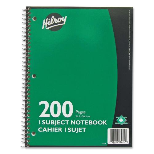 40000214080 Notebook Hilroy 1 Subject 200 Pages*