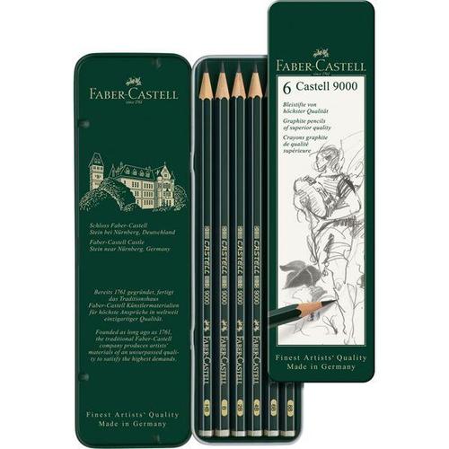 40000214215 Castell 9000 Graphite Pencil 6 Set