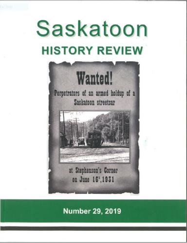40000214702 Saskatoon History Review #29