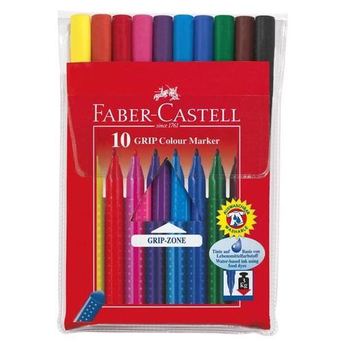 40000221158 Faber Castell Grip Colour Markers 10 Set