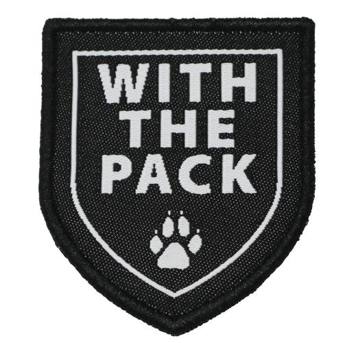40000224534 With The Pack Iron On Patch 1.75" X 2"
