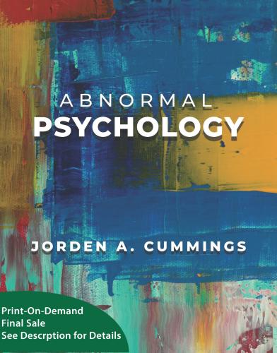 40000228308 Oer Abnormal Psychology Print On Demand - Final Sale
