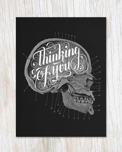 40000230985 Skull: Thinking Of You Card
