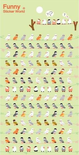 40000232598 Stickers, Birds