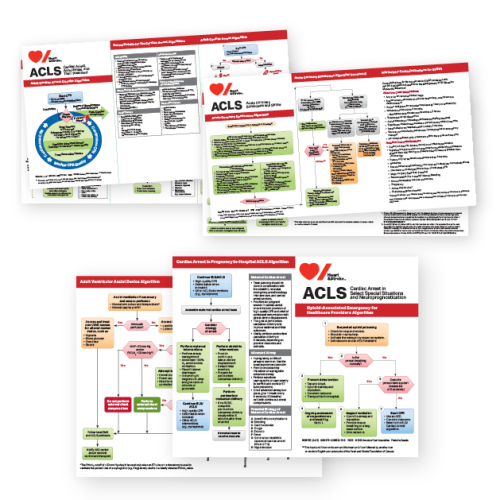 40000234227 Acls Reference Cards 2020 (Set Of 3 Cards)