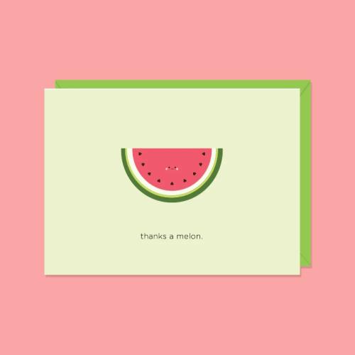 40000237173 Card, Thanks A Melon