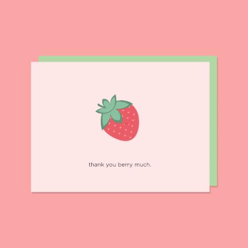 40000237183 Card, Thank You Berry Much