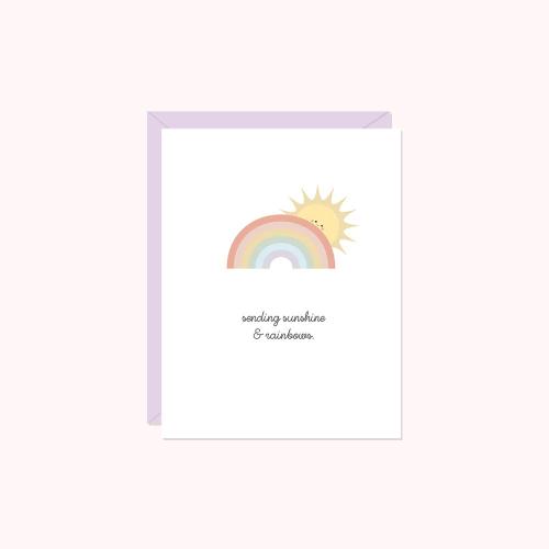 40000237188 Card, Sending Sunshine & Rainbows