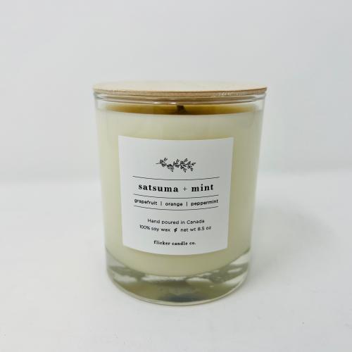 40000239214 Flicker Candle, Satsuma And Mint