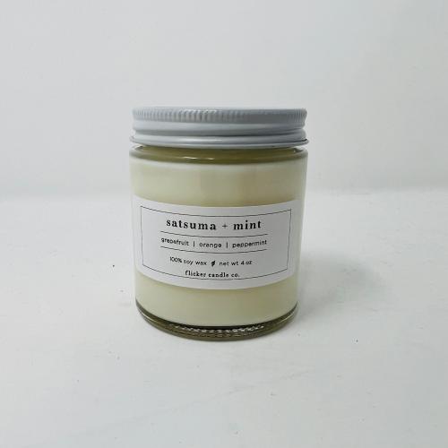40000239215 Flicker Candle, Satsuma And Mint