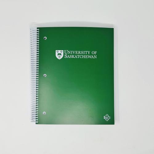 40000244547 Notebook Ukagu 5 Subject Green, 4 Dividers