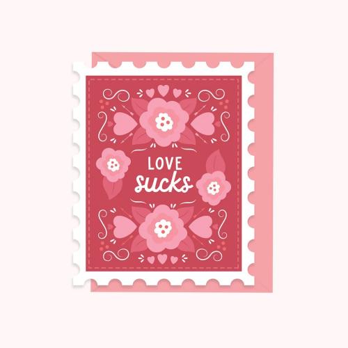 40000245892 Card, Love Sucks