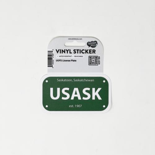40000247967 Sticker, Usask License Plate