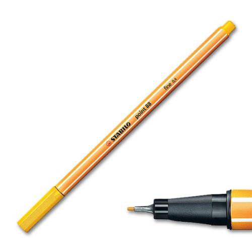 4006381105293 Stabilo Pen Point 88 Felt Tip Yellow (44)