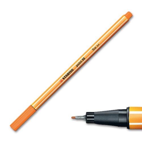 4006381105323 Stabilo Pen Point 88 Felt Tip Orange(54)