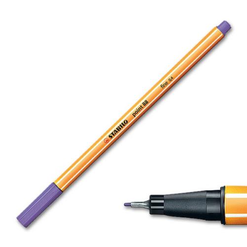 4006381105330 Stabilo Pen Point 88 Felt Tip Violet (55)