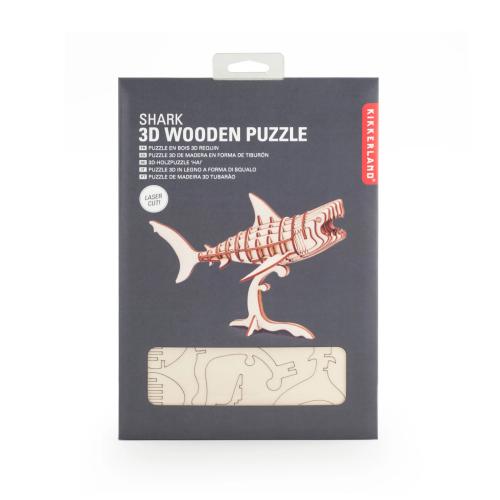 612615087668 Puzzle, Wooden 3d Shark