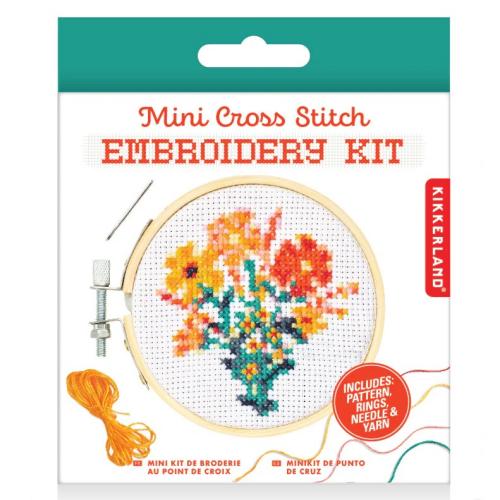 612615119604 Mini Cross Stitch, Flowers